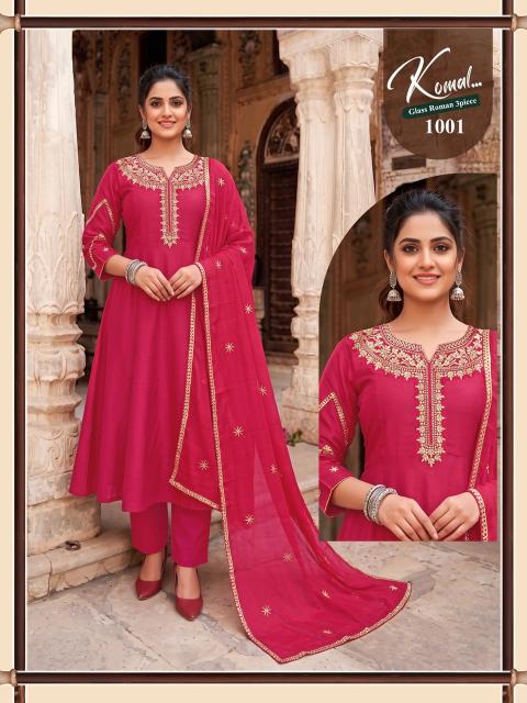 Desi kudi komal 3pcs kurties wholesaler in surat